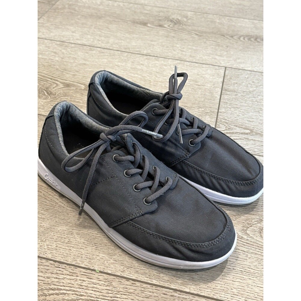 Cuater Travis Mathew Quincy Sneakers Mens 8‎ Black Canvas Golf Casual Shoes